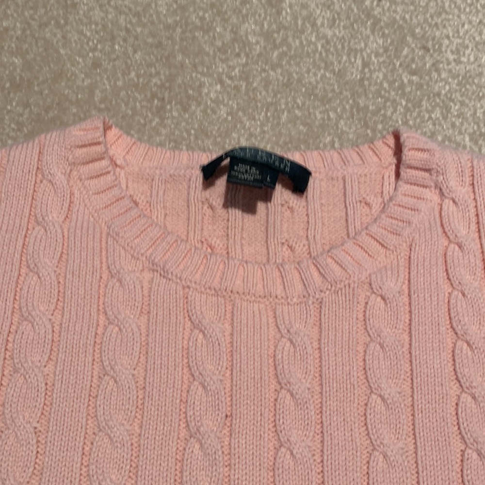 Baby pink Ralph Lauren sweater - Picture 6 of 8